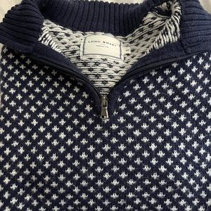 LONG WHARF SeaWell Quarter Zip Fisherman’s Sweater